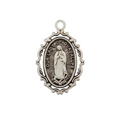 Pewter Guadalupe Medal - 735365533916 - D785