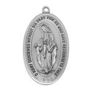Pewter Our Lady Of Grace Medal