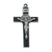 1-3/4 inch Pewter Saint Benedict Crucifix