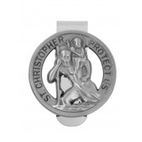 Round St Chris Cut Visor Clip