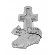 Grandson Drive Safe Visor Clip