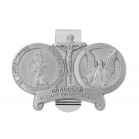 St Chris Grandson Visor Clip