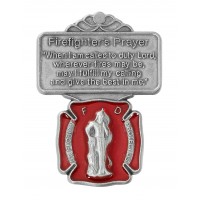 Firefighter Red Enamel Visor