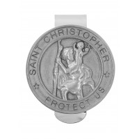 Lg Round St Chris Visor Clip