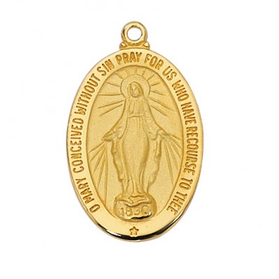 Gold Plated Sterling Silver Mirac 20 Inch Necklace Chain/Gift Box - 735365181735 - J461MI