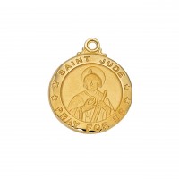 20" Ch & Bx G/ss St Jude Medal