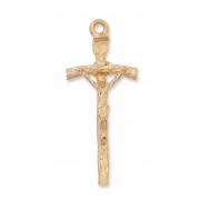 Gp Pewt Papal Crucifix