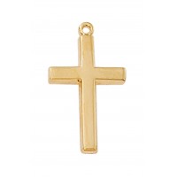 Gp Pewter Cross 18" Ch&bx