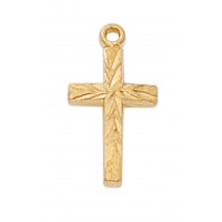 Gp Pewter Cross 18" Ch&bx
