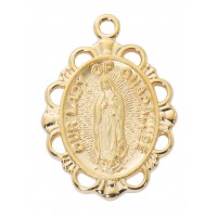 18" Ch G/ss Our Lady Guadalupe