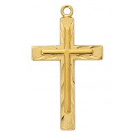 24" Ch G/ss Cross W/ Cross