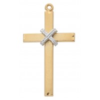 24" Ch&bg/ss Cross Withe Rop