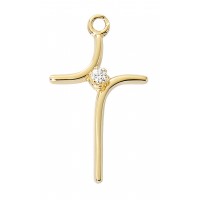 18" Ch G/ss Curved Cross