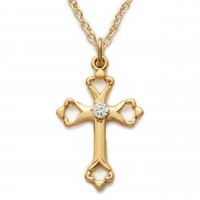 18" Ch G/ss Curved Cross