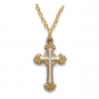 18" Ch G/ss Two Tone Cross