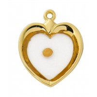 18" Ch G/ss Heart/mustard Seed