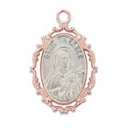 Rose Gold Therese Medal