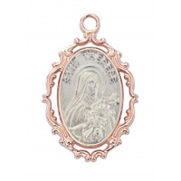 Rose Gold Therese Medal