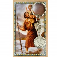 St Chris Keyring/prayer Card