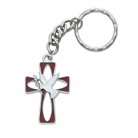 Rhodium Enameled Holy Spirit