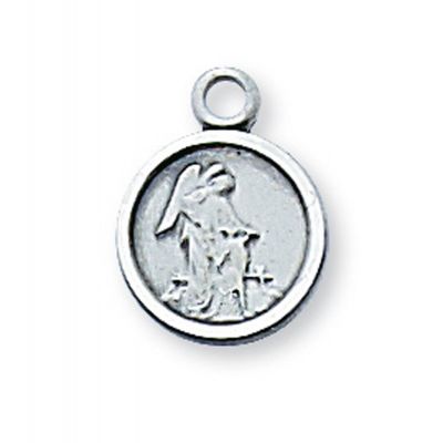 Sterling Silver Guardian Angel 13 inch Chain & Gift Box - 735365612048 - L107GAB