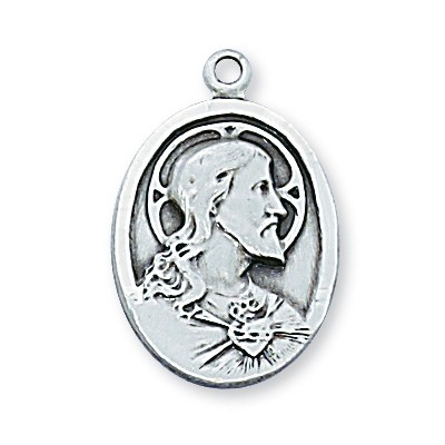 Sterling Silver Scapular 20 Necklace Chain & Gift Box - 735365122691 - L1914SC