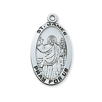 Sterling Silver Saint James 24 inch Necklace Chain & Gift Box - 735365408672 - L550JA