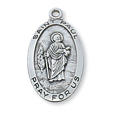 Sterling Silver Saint Paul 24 inch Necklace Chain & Gift Box - 735365225996 - L550PL