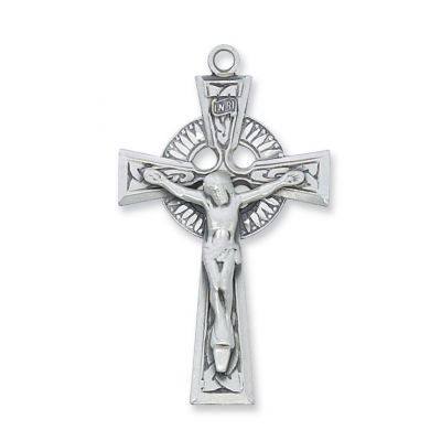 Sterling Silver Crucifix 24 inch Necklace Chain & Box - 735365123728 - L5A