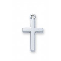 Rf Plain Cross 16" Chain & Box