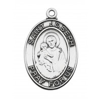 24" Ch Ss St Joseph Medal