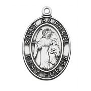 24" Ch Ss St Raphael Medal