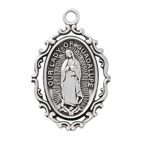 Sterling SilverOl Guadalupe 18chain&box"