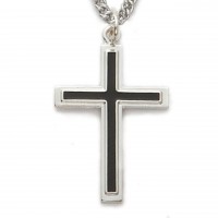 24" Ch&bss Cross W/ Black Fill