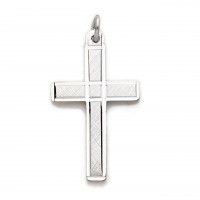 18" Ch Ss Box Cross