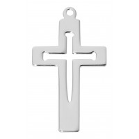 24" Ch Cut Out Nail Ss Cross