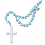 Kid's Blue Cross Rosary -