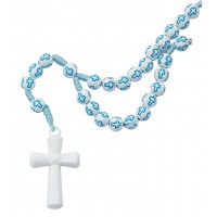 Kid's Blue Cross Rosary -