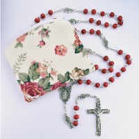 6mm Rose Scented Rosry/pouch
