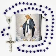 Blue Ol Grace Rosary & Pouch