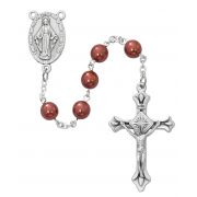 Rose Pearl Rosary, Carded