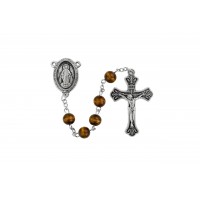 8mm Brown Wood Miraculous
