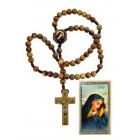 10mm Wood Our Lady Sorrows Rsry