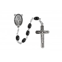 Black Wood Rosary