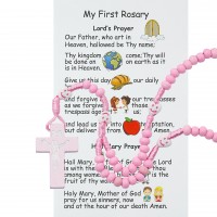 Kid's Pink Wood Rsy Carded