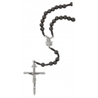 Black Wood St Michael Necklace