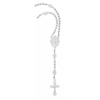 All Silver Necklace With Card