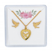 Gold Holy Spirit Earring/penda