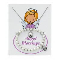 Pearl Bracelet And Angel Penda