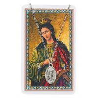 Saint Catherine Medal, Prayer Card Set